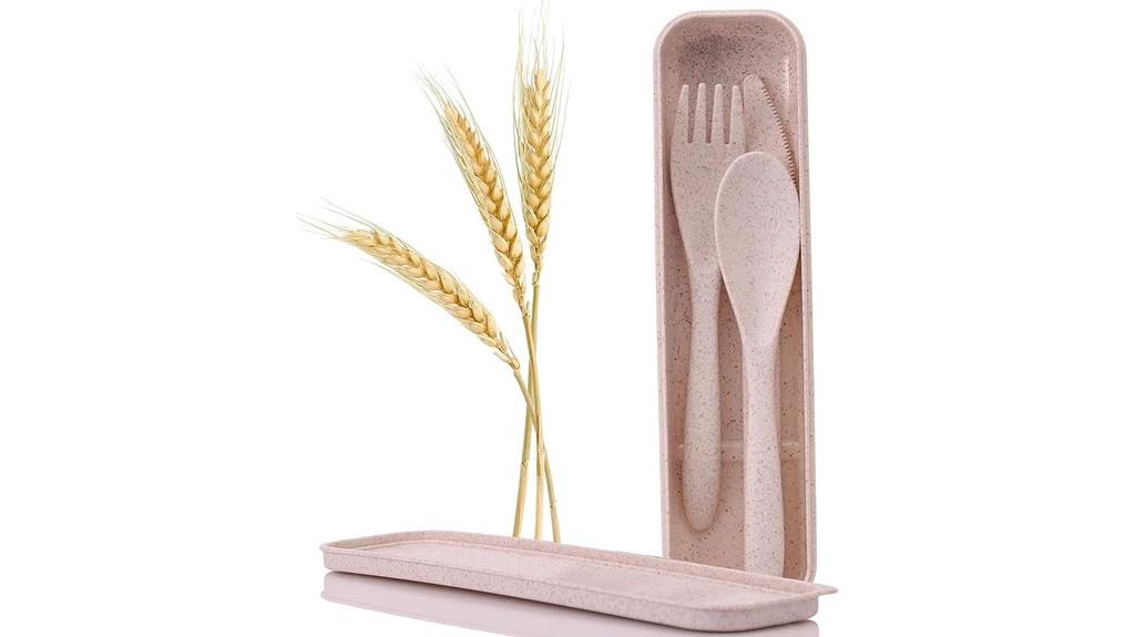 eco friendly wheat straw utensils