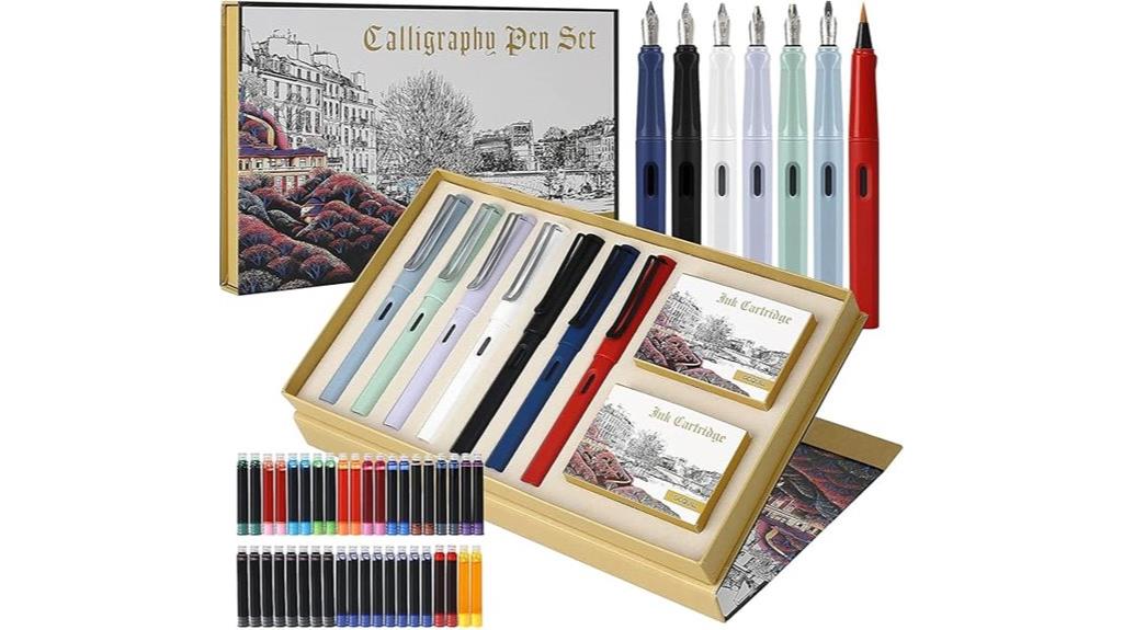 elegant calligraphy fountain pen