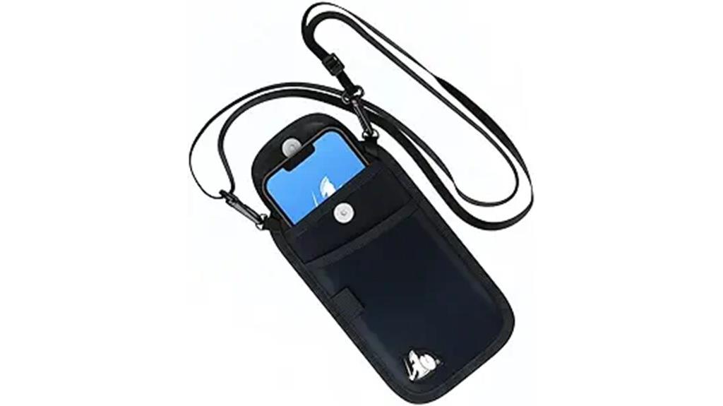emf protection phone pouch