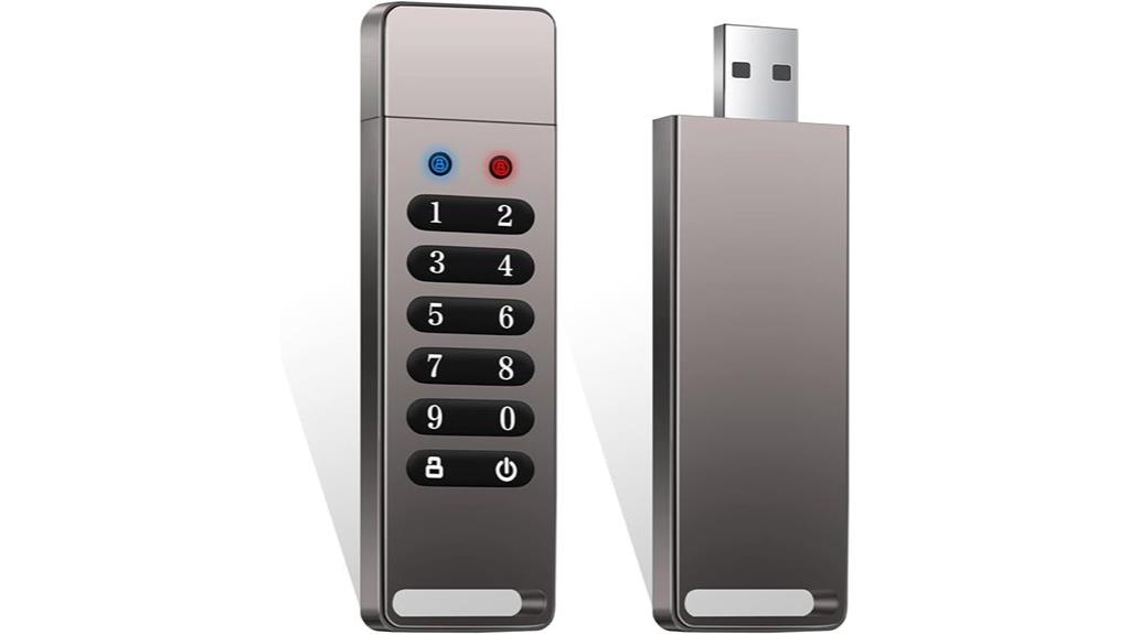 encrypted 64gb usb drive