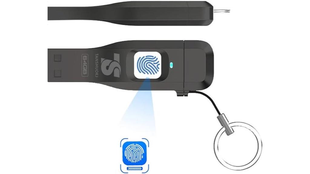 encrypted fingerprint usb drive