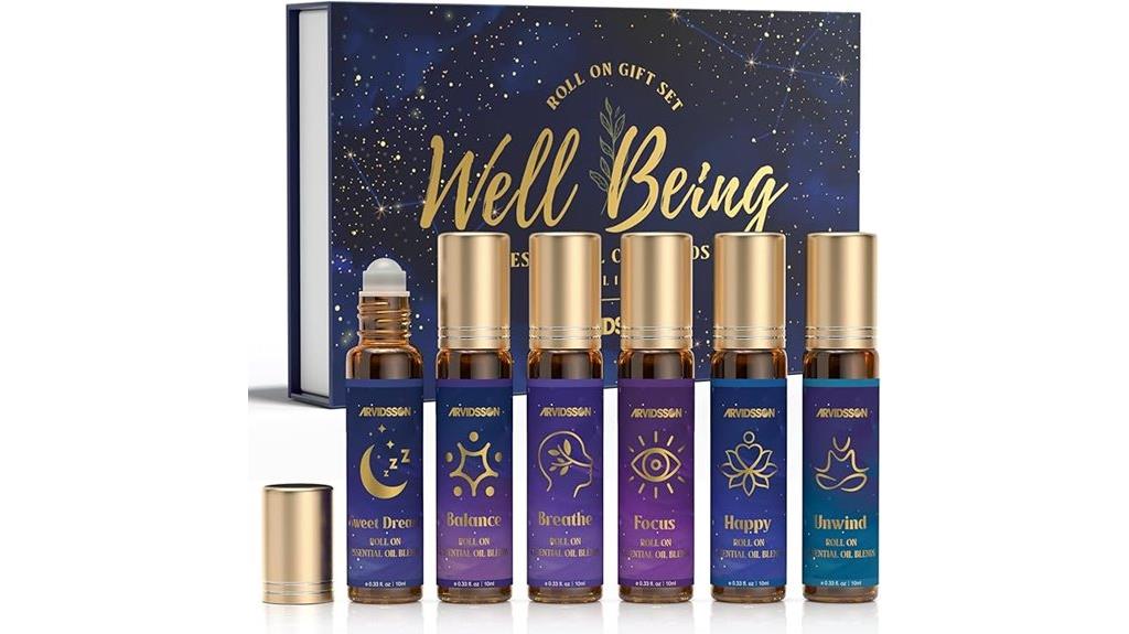 essential oil roll on set