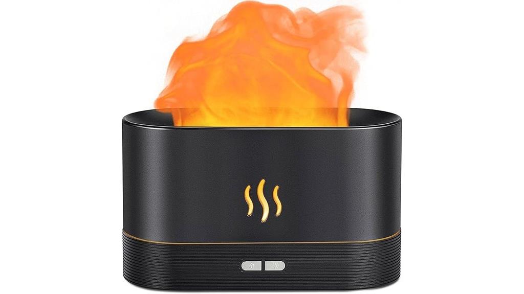 flame design humidifier with auto off