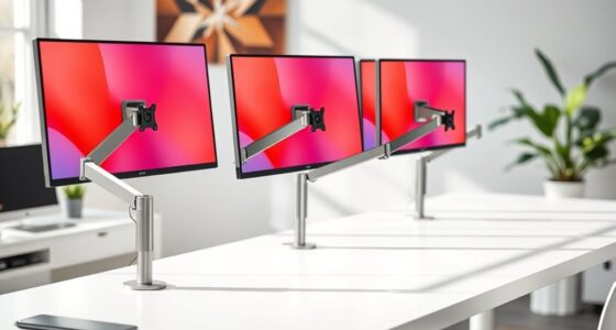 flexible stable monitor arms
