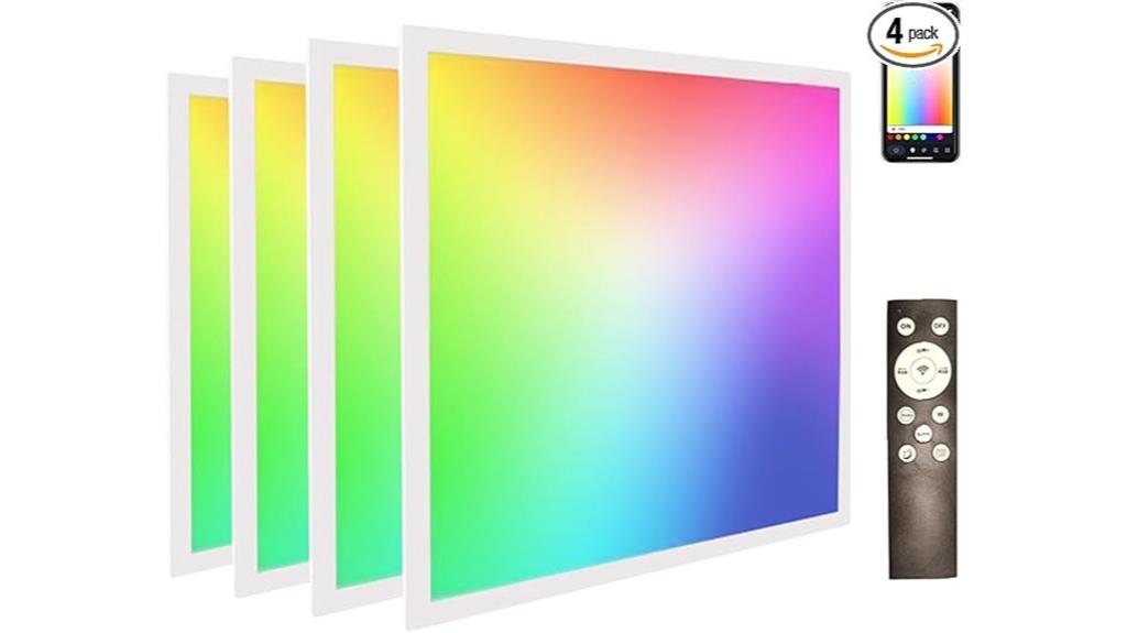 four pack rgbw panel