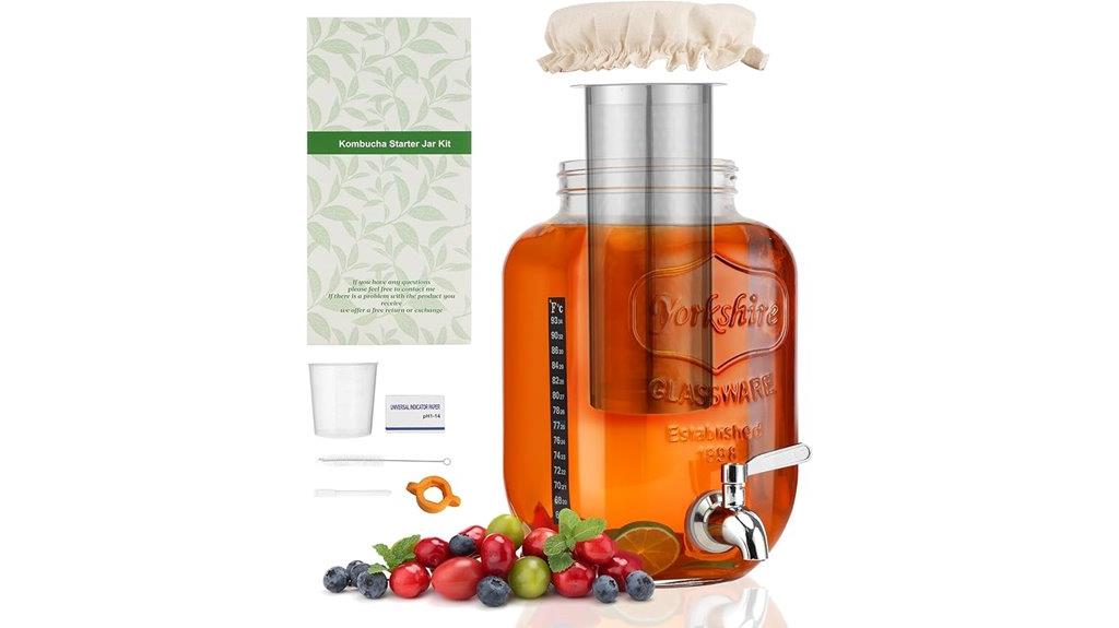 gallon kombucha brewing kit