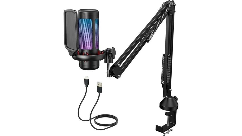 gaming usb microphone set