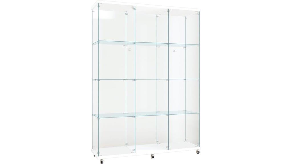 glass door display cases