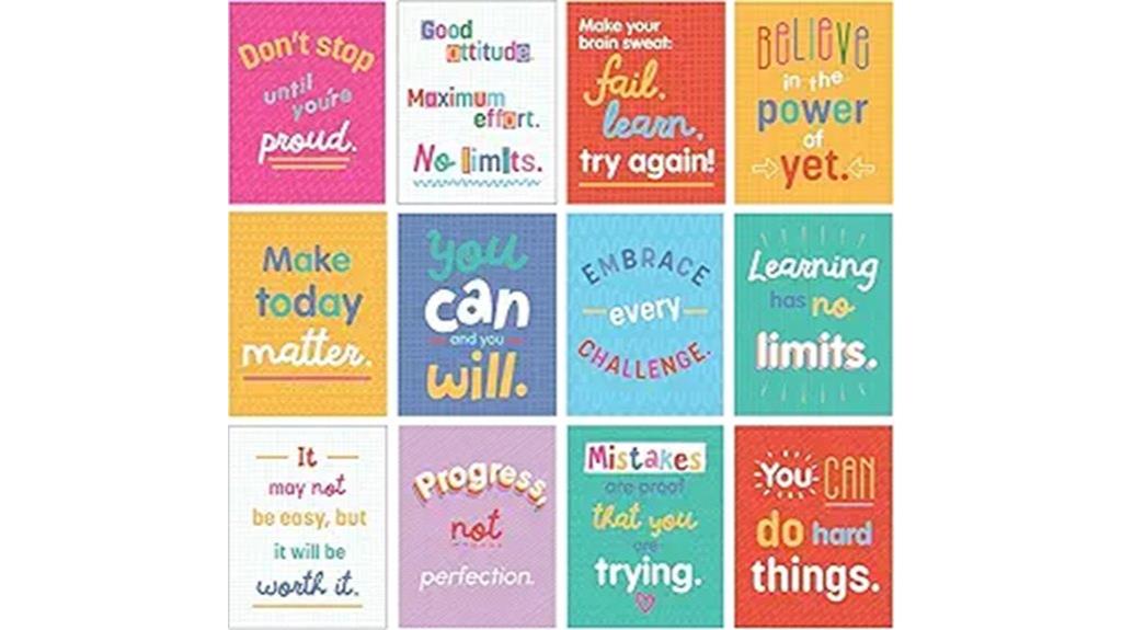 growth mindset poster set