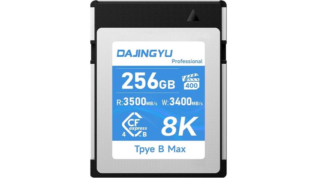 high speed 256gb cfexpress card