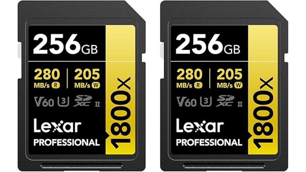high speed 256gb sd card