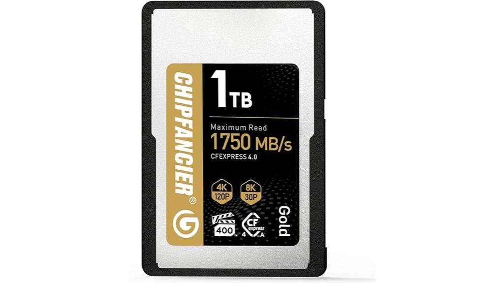 high speed 968gb cfexpress card