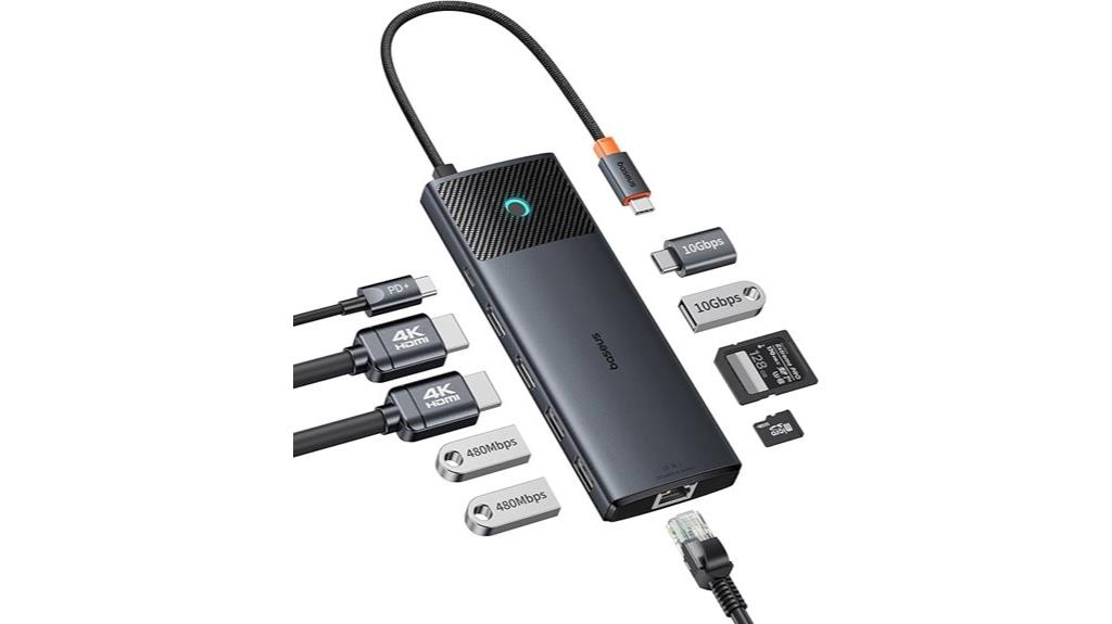 high speed dual display dock