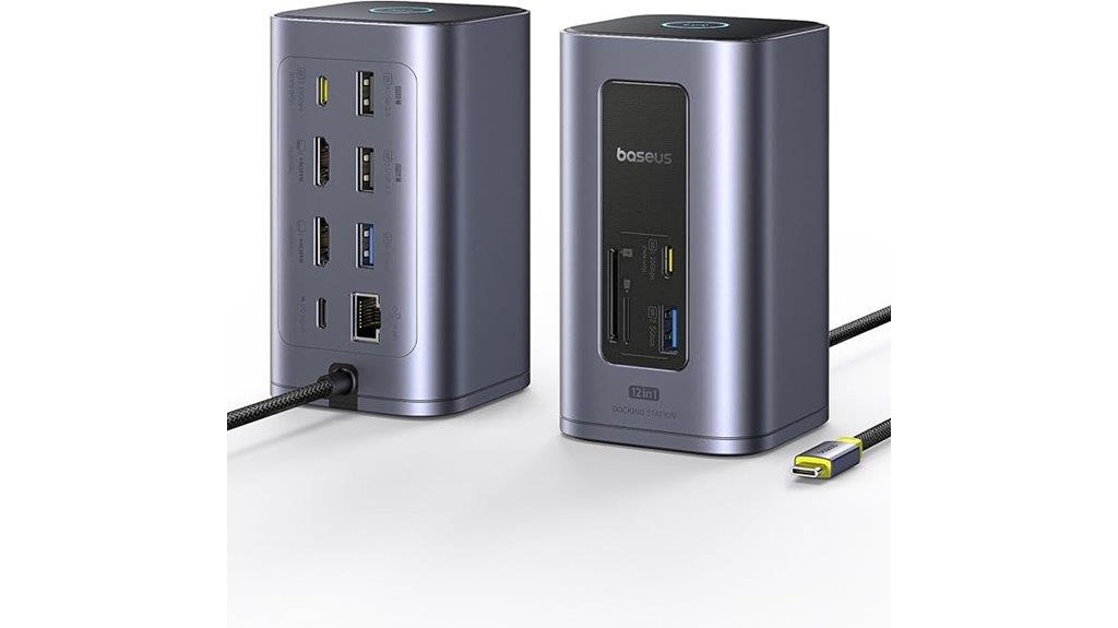 high speed dual monitor dock