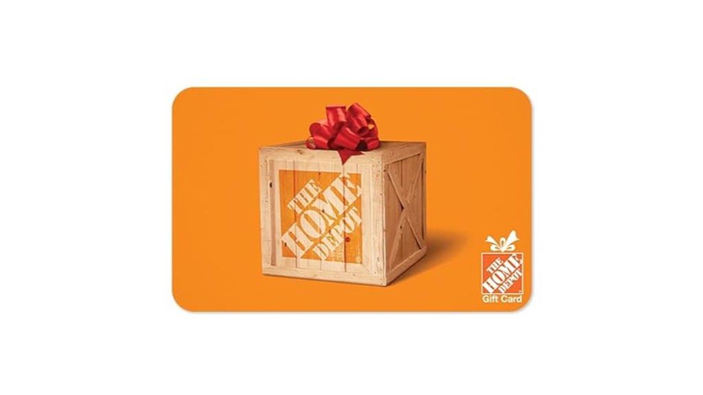 home depot gift card