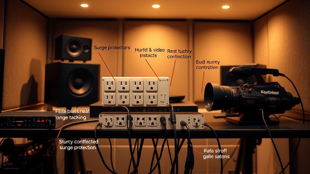 home studio surge protection
