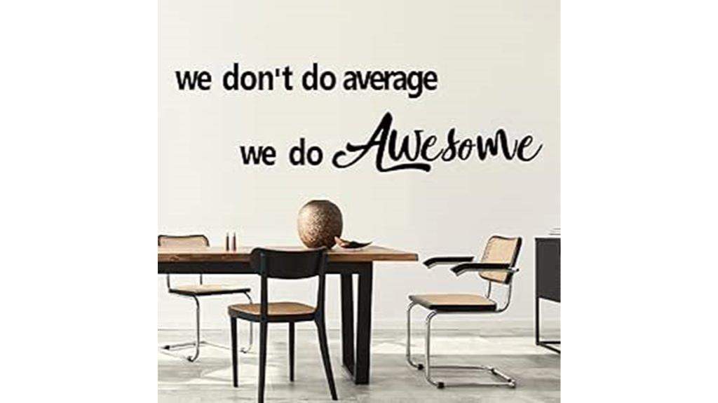 inspirational quote wall decals