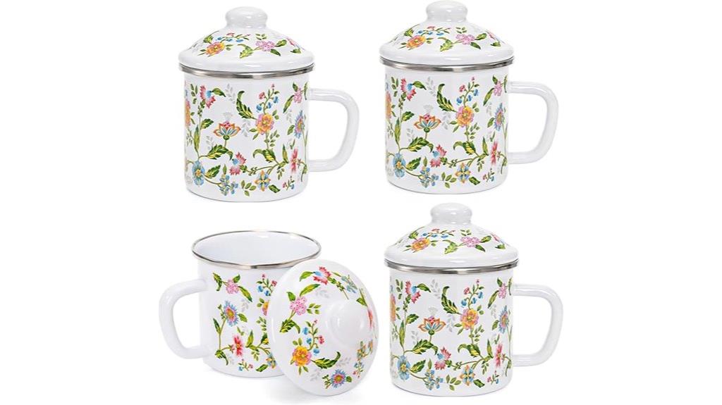 jucoan enamel mug set