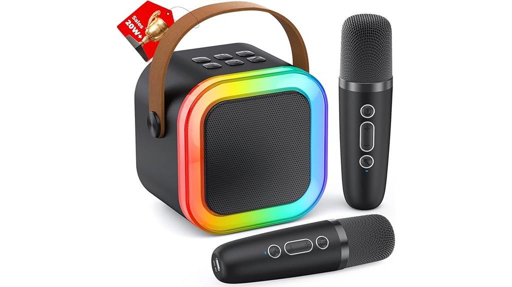 kids adult portable karaoke