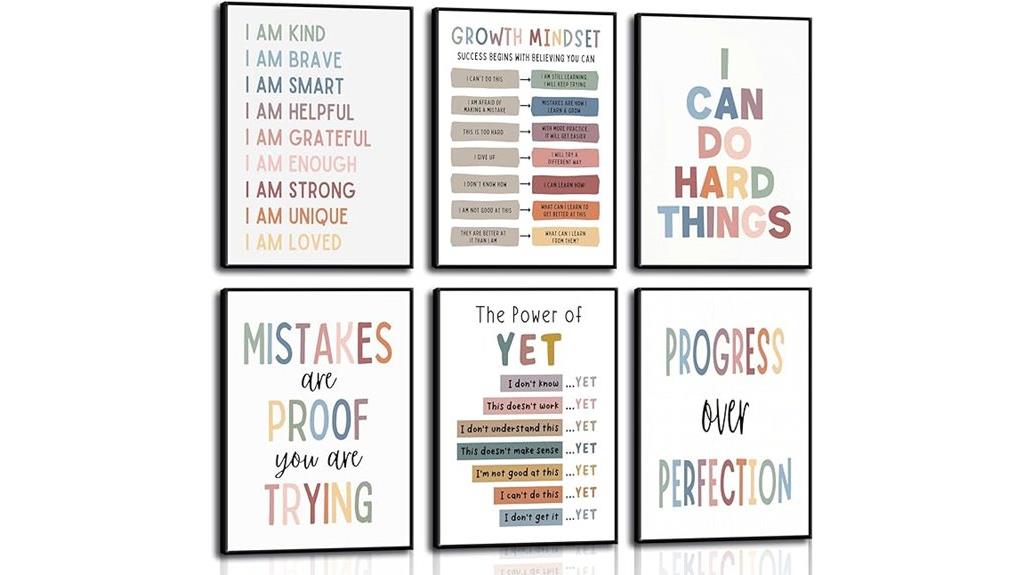 kids growth mindset decor