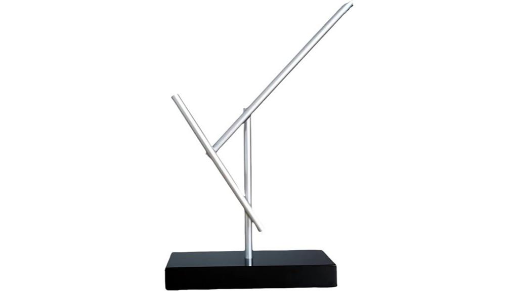 kinetic swinging pendulum sculpture