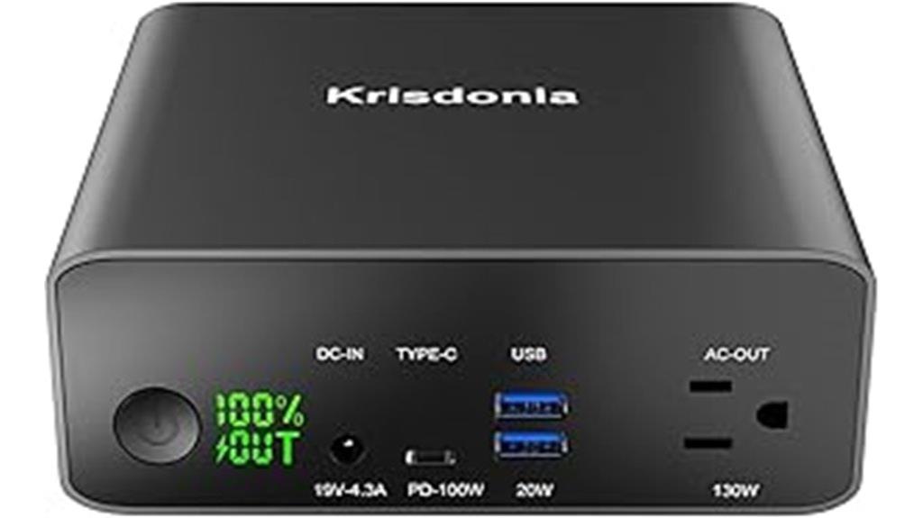 krisdonia 130w power bank