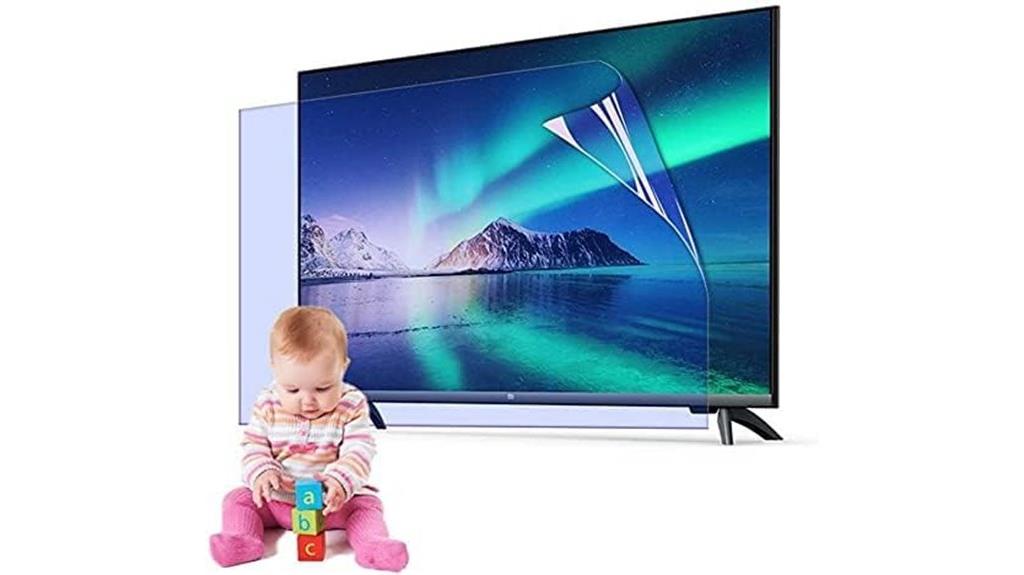 large glare reducing screen protector