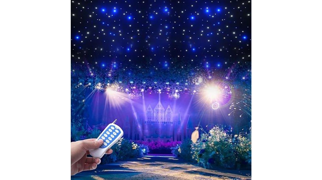 led backdrop party curtain