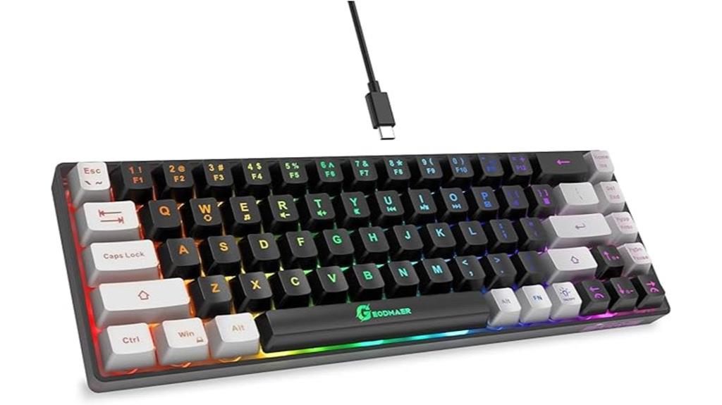 led backlit gaming keyboard