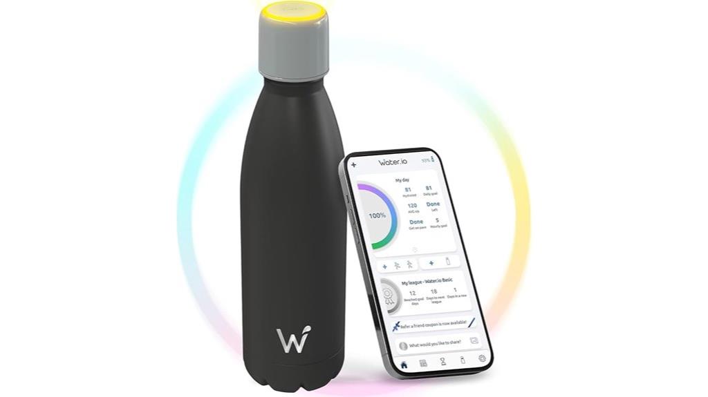led bluetooth insulated bottle