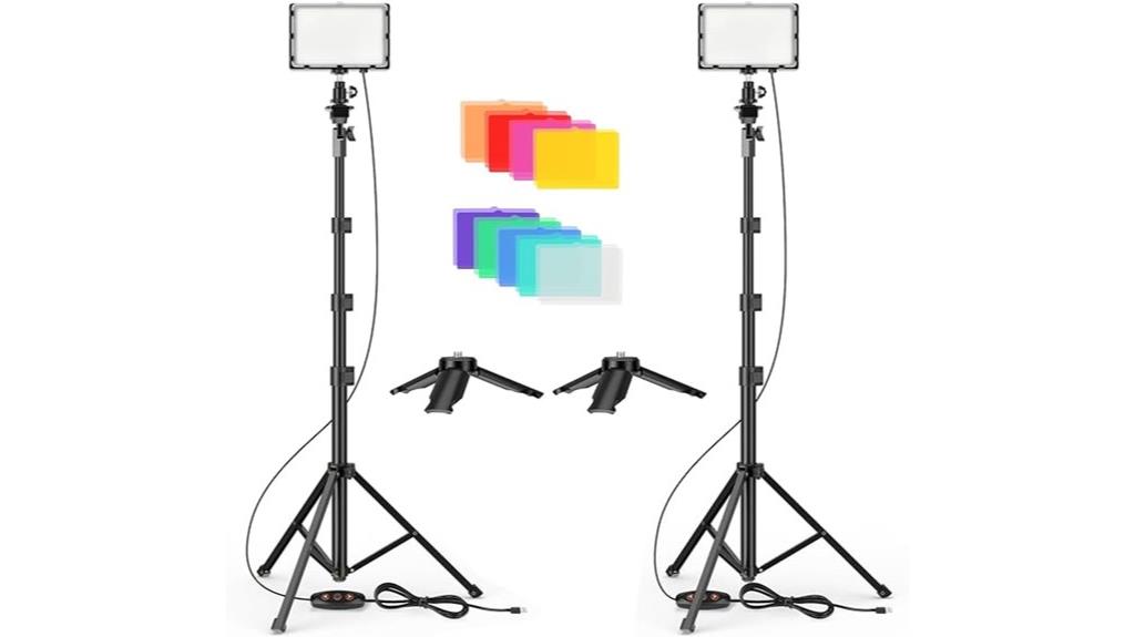 led photography lighting kit
