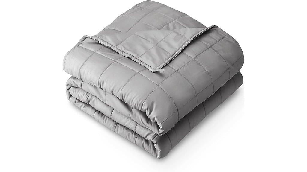 light grey 10lb blanket