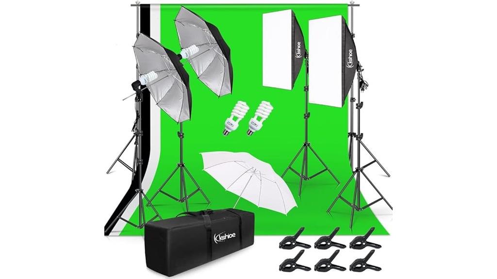 lighting kit with background