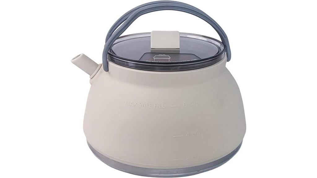 lightweight collapsible camping kettle