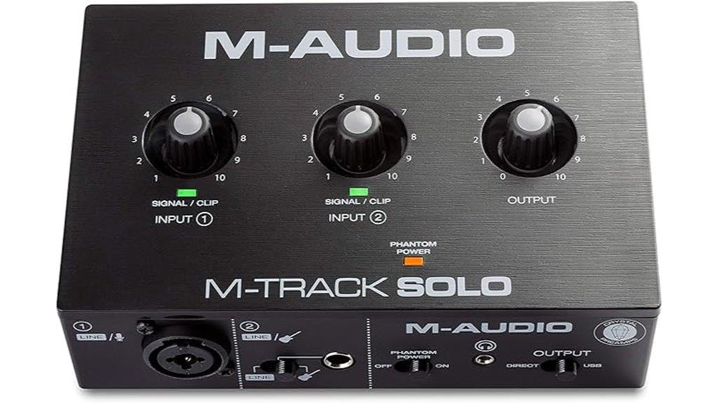 m track solo usb interface
