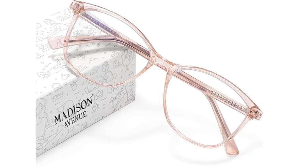madison avenue blue glasses