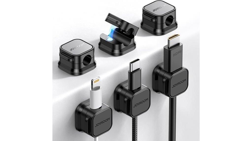 magnetic cable management clips