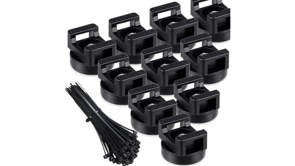 magnetic cable tie mounts