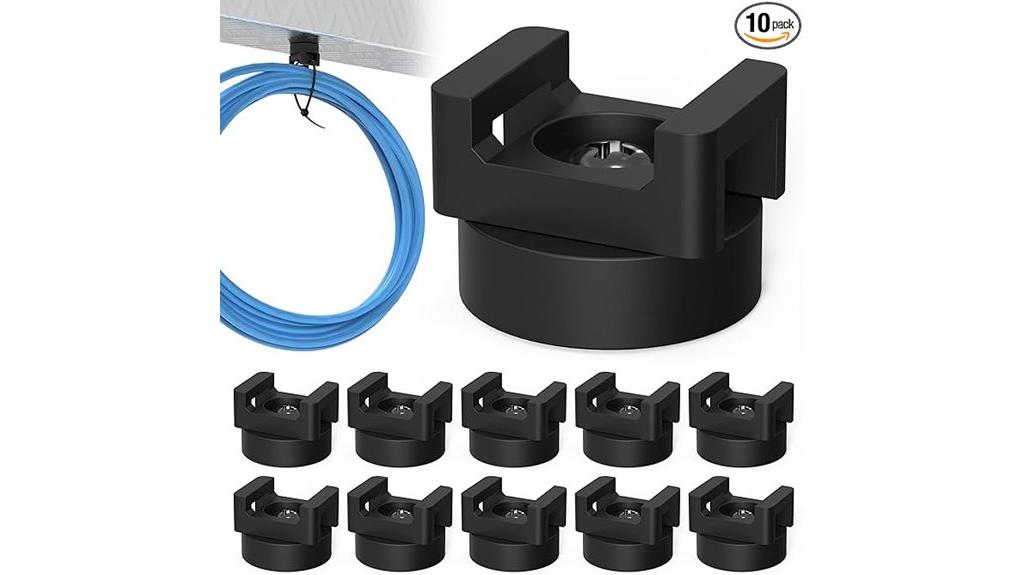 magnetic zip tie mounts