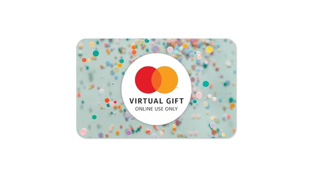 mastercard virtual 50 gift