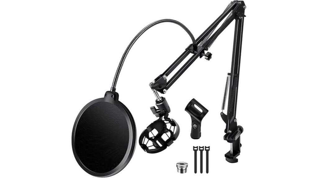 microphone stand with accessories