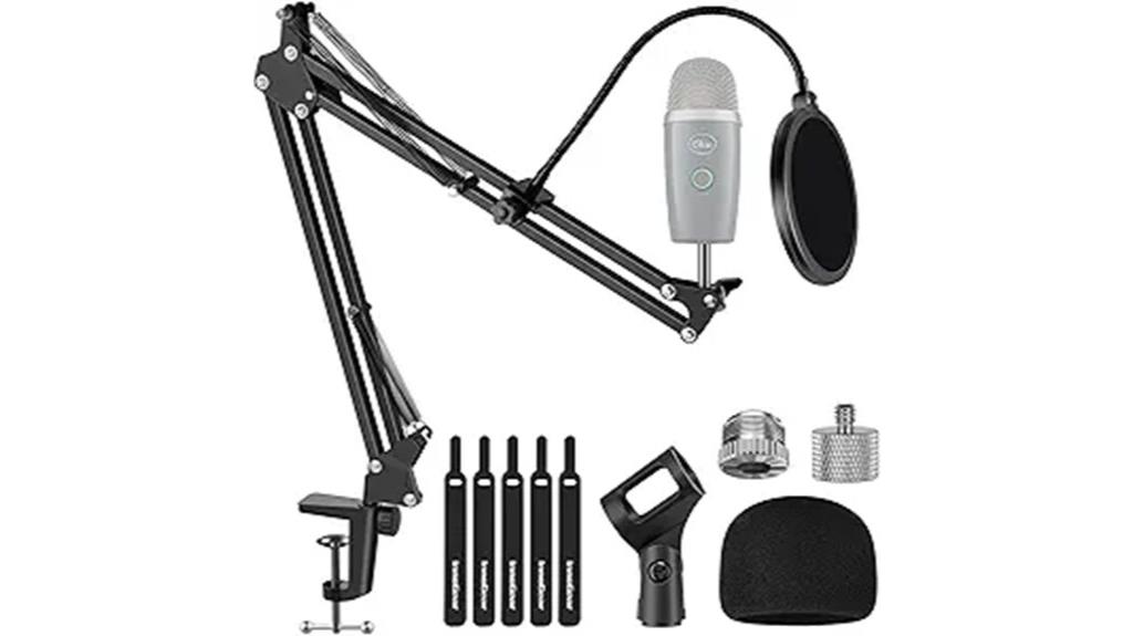 microphone stand with accessories
