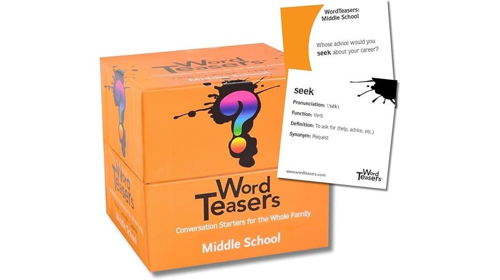 middle school vocabulary word game