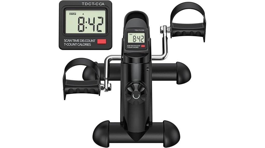 mini exercise bike lcd