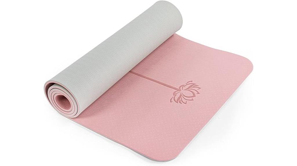 non slip yoga mat with sling