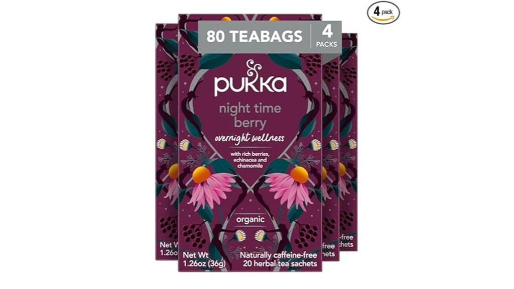 organic nighttime berry tea