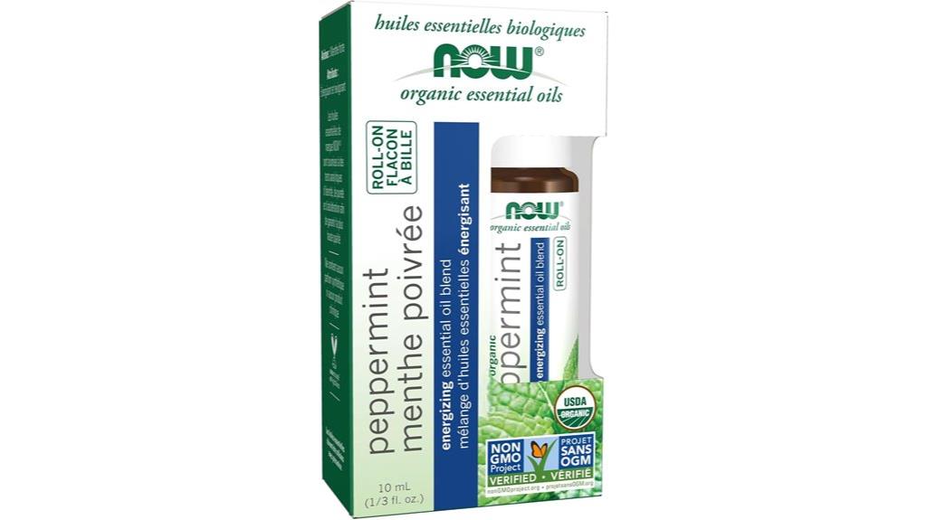 organic peppermint oil roll on