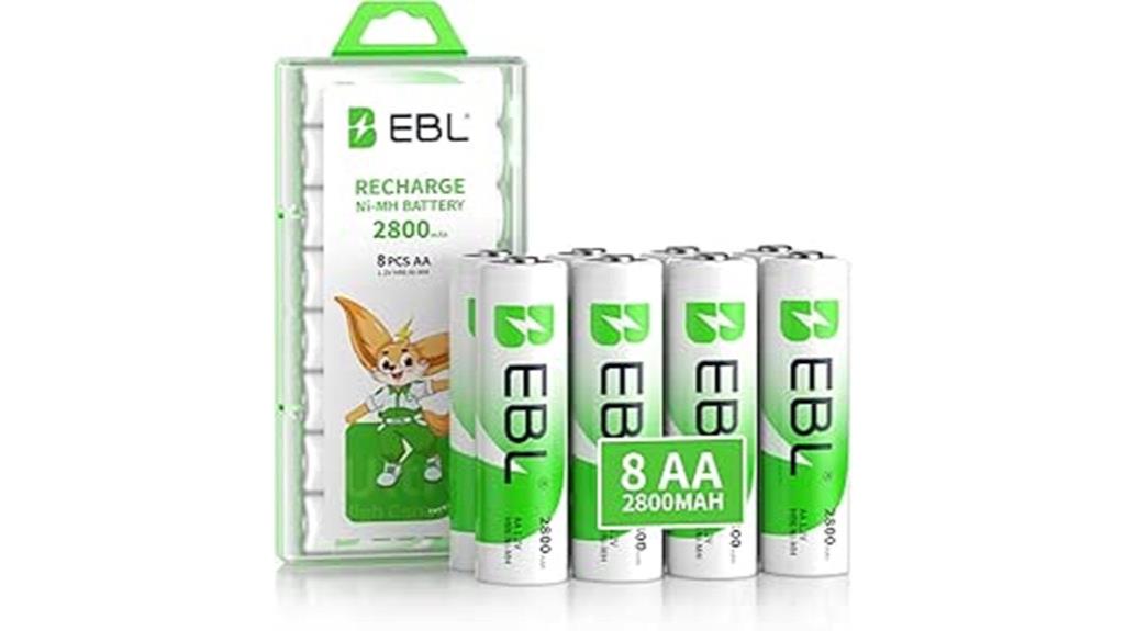 pack of 8 ni mh batteries