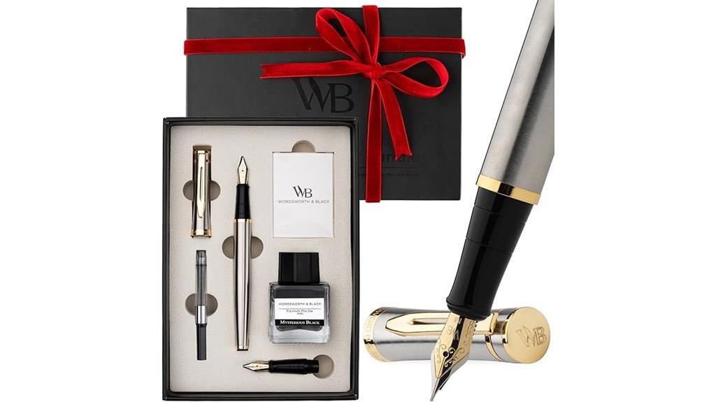 poetry inspired fountain pen set