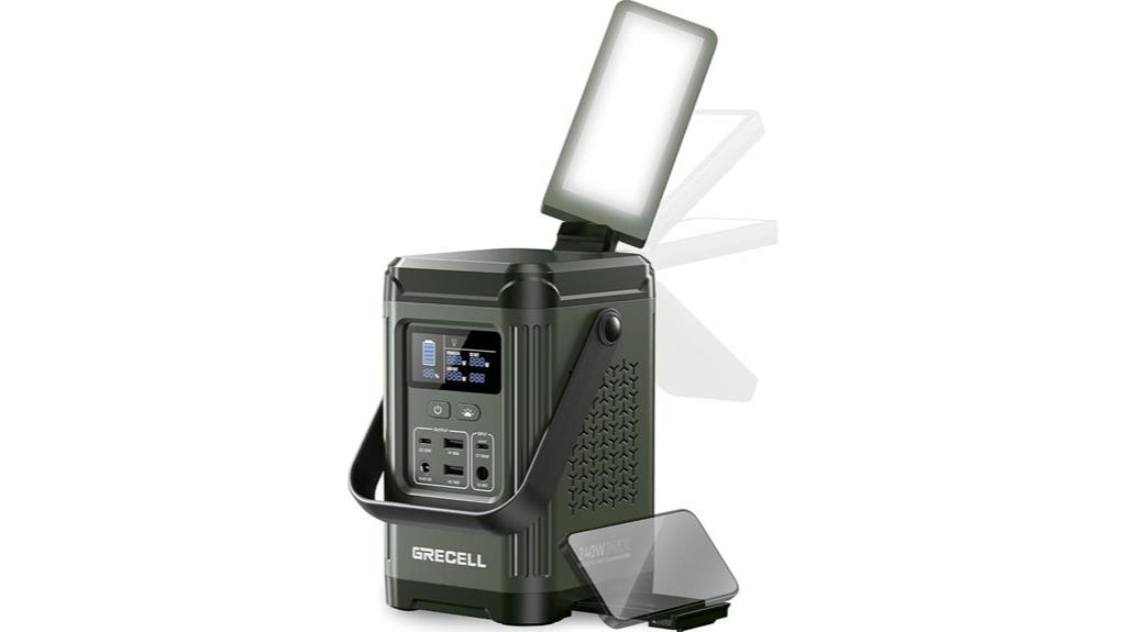 portable 240w solar generator